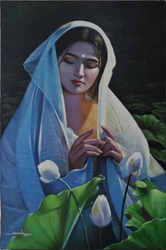 Acrylic paintings of Artist Devassia Devagiri