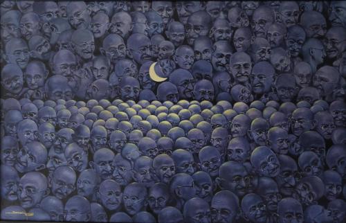 Acrylic paintings of Artist Devassia Devagiri