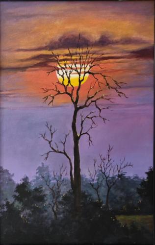 Acrylic paintings of Artist Devassia Devagiri