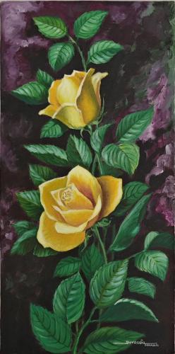 Acrylic paintings of Artist Devassia Devagiri