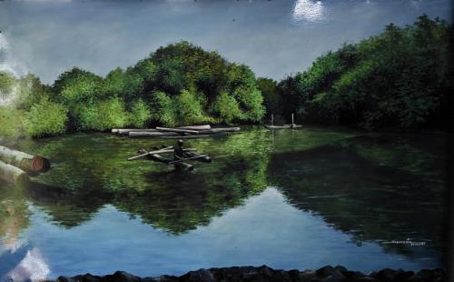 Acrylic paintings of Artist Devassia Devagiri