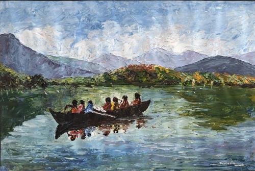 Acrylic paintings of Artist Devassia Devagiri