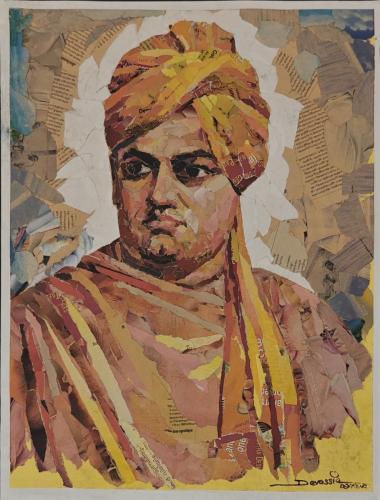 Collage art by Artist Devassia Devagiri