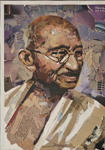Collage art by Artist Devassia Devagiri