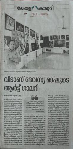 Artist Devassia Devagiri In the News