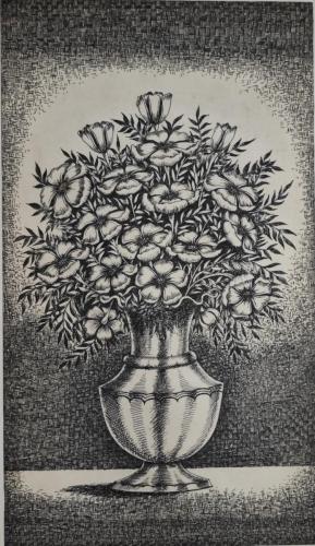 Pen and pencil works of Artist Devassia Devagiri