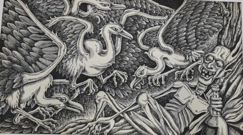 Pen and pencil works of Artist Devassia Devagiri