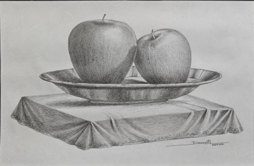 Pen and pencil works of Artist Devassia Devagiri
