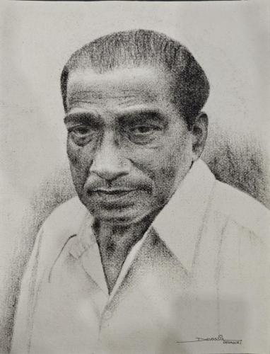 Pen and pencil works of Artist Devassia Devagiri