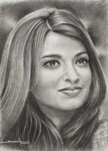 Pen and pencil works of Artist Devassia Devagiri