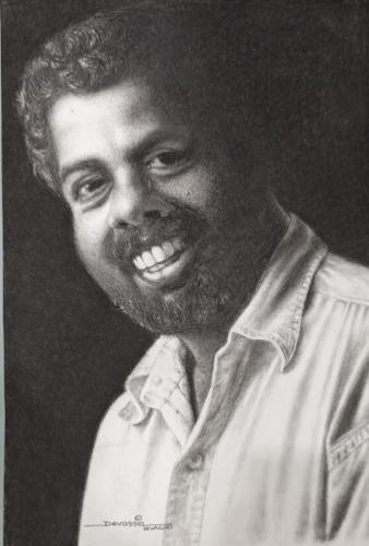 Pen and pencil works of Artist Devassia Devagiri