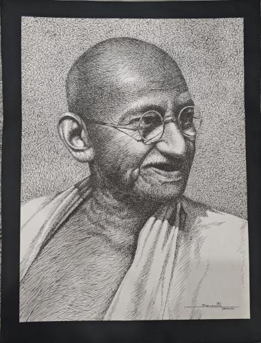 Pen and pencil works of Artist Devassia Devagiri