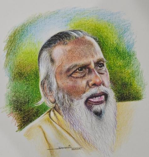 Pen and pencil works of Artist Devassia Devagiri