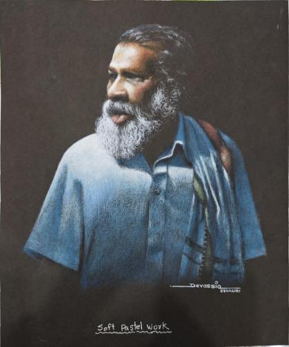 Pen and pencil works of Artist Devassia Devagiri