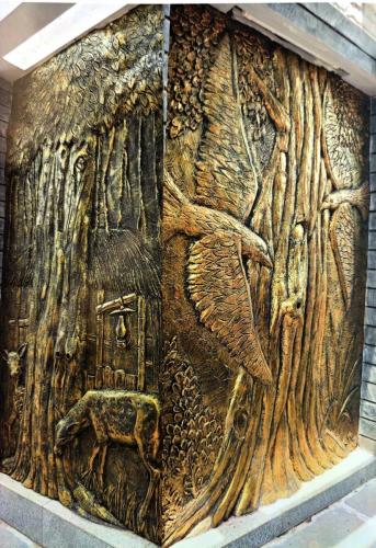 Relief works of Artist Devassia Devagiri