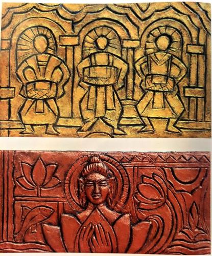 Relief works of Artist Devassia Devagiri
