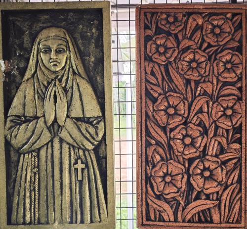 Relief works of Artist Devassia Devagiri