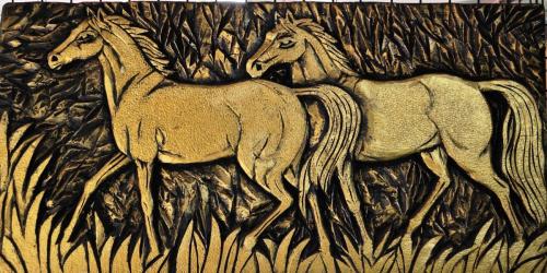 Relief works of Artist Devassia Devagiri