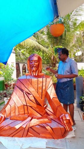 Relief works of Artist Devassia Devagiri